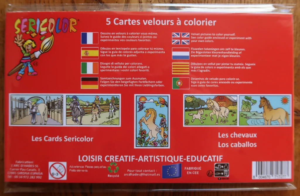 CARD SERICOLOR - CHEVAUX