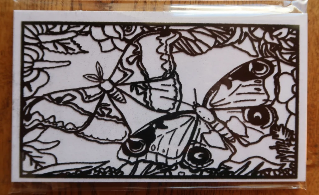 CARD SERICOLOR - PAPILLONS