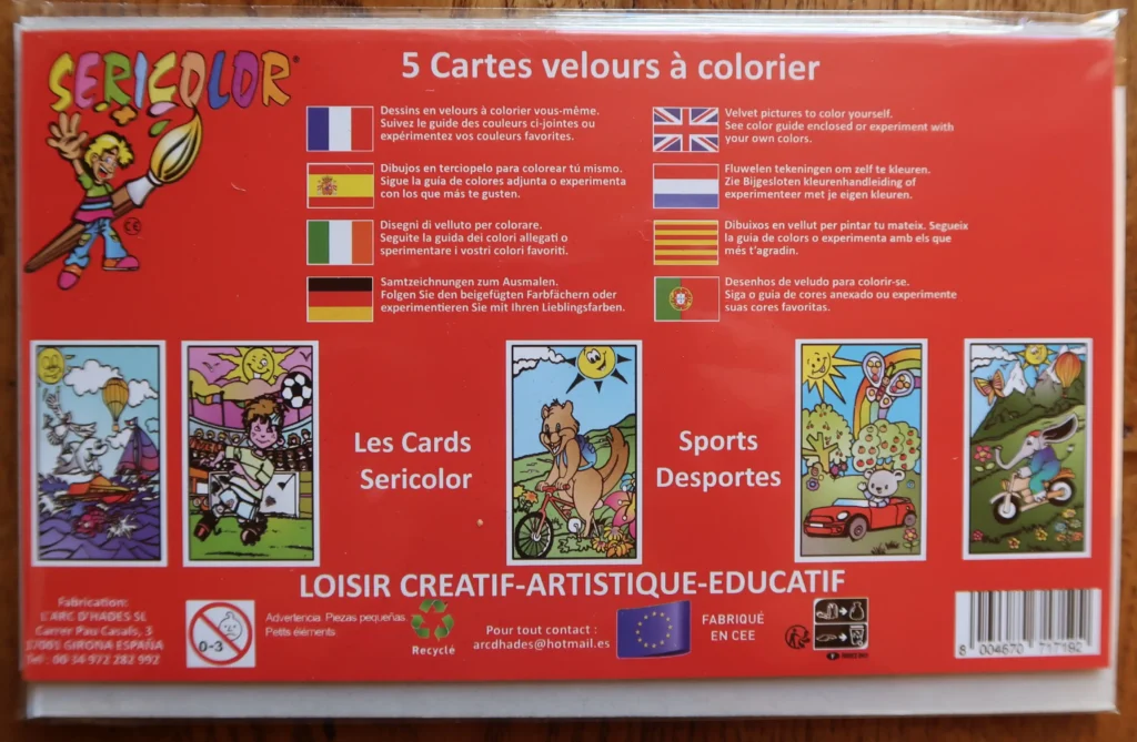CARD SERICOLOR - SPORT