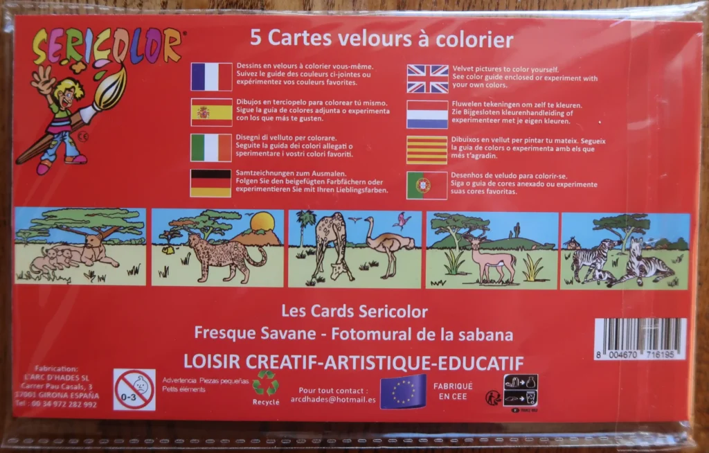 CARD SERICOLOR - FRESQUE SAVANE