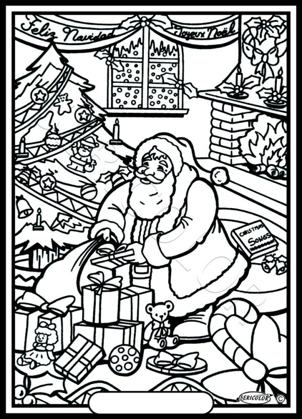 PÈRE NOEL ET LA CHEMINEE