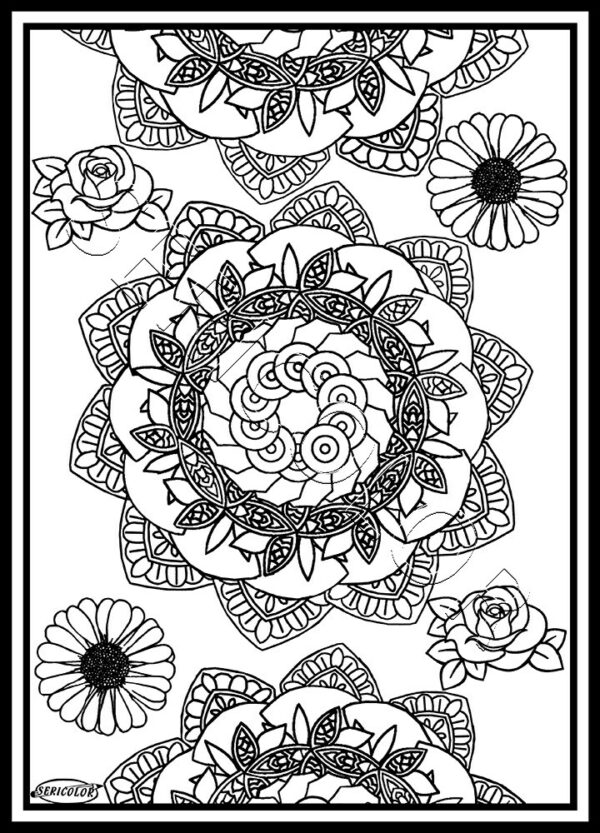 MANDALA FLEURS