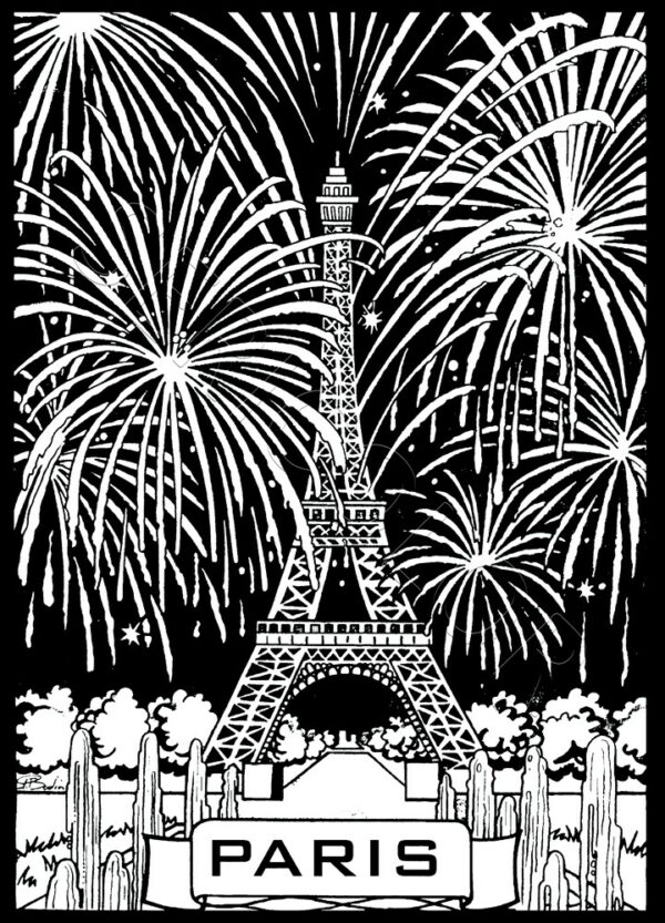 PARIS TOUR EIFFEL ARTIFICE
