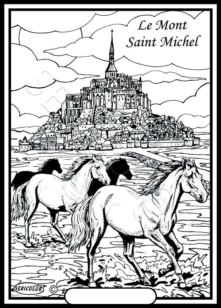 MONT SAINT MICHEL CHEVAUX – Image 2