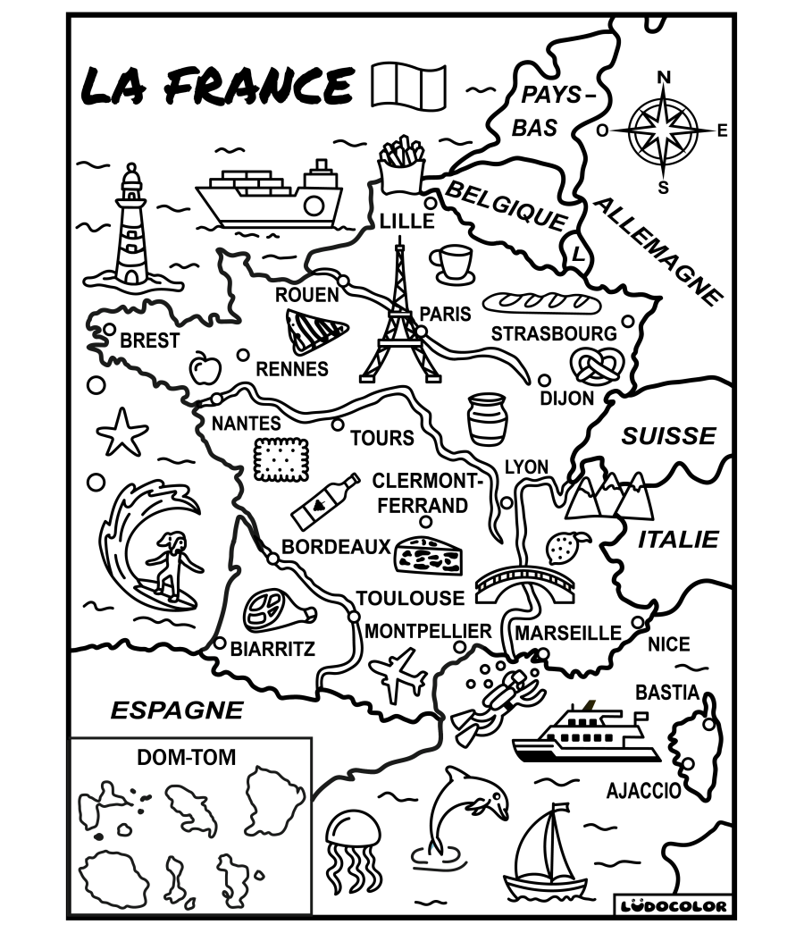 CARTE DE France – Image 1