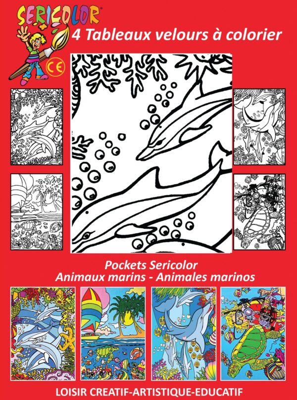 POCKET SERICOLOR - ANIMAUX MARINS