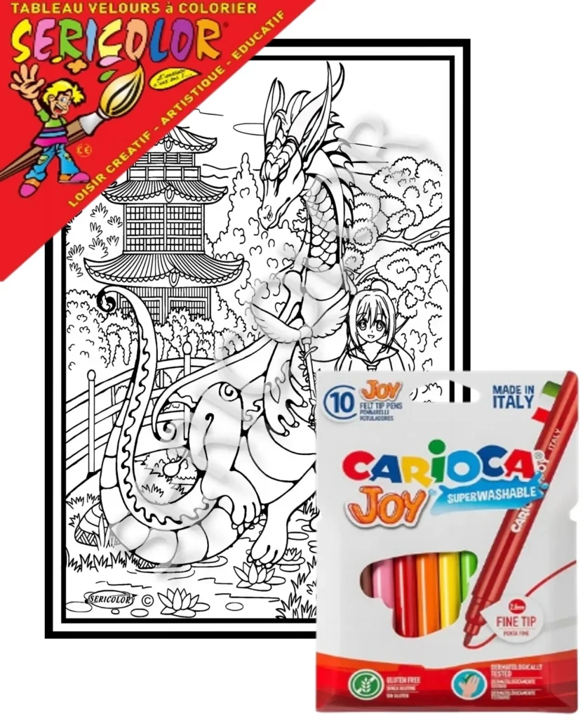 TABLEAU SERICOLOR - MANGA FILLE