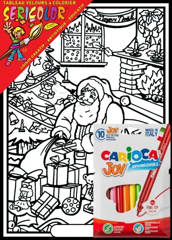 PÈRE NOEL ET LA CHEMINEE