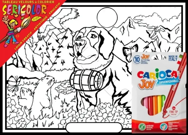 SAINT BERNARD FAUNE MONTAGNE