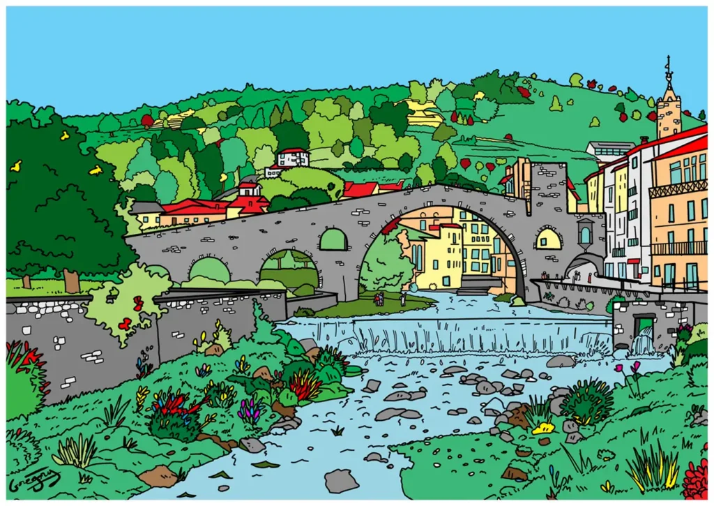 TABLEAU SERICOLOR - CAMPRODON
