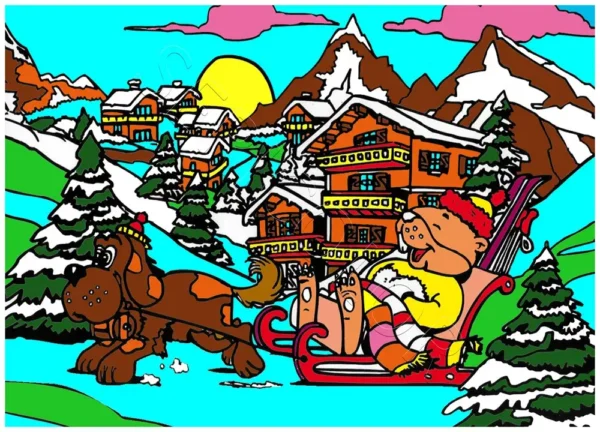 CHALETS ET MONTAGNES ENNEIGÉS
