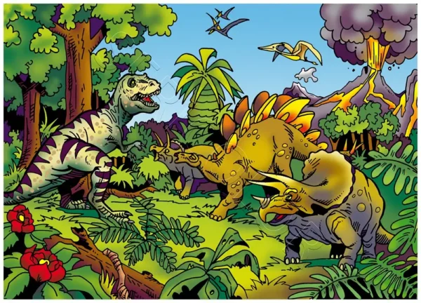 DINOSAURES VOLCAN