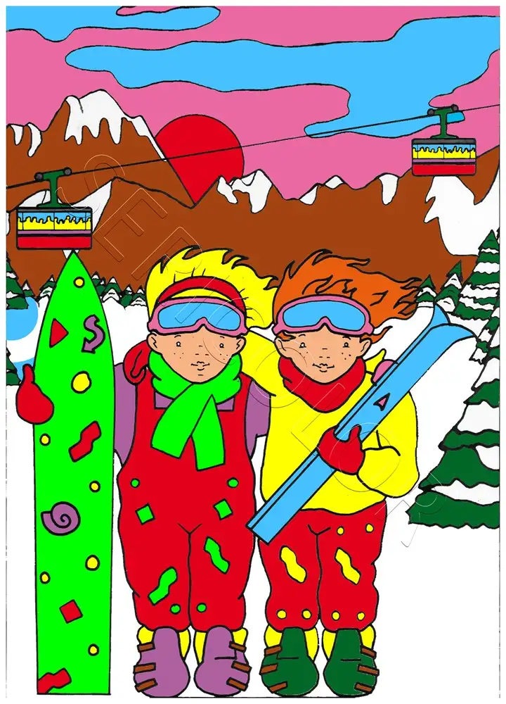 ENFANTS AU SKI – Image 2