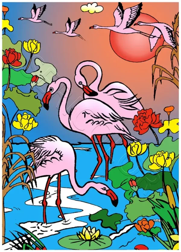 FLAMANT ROSE