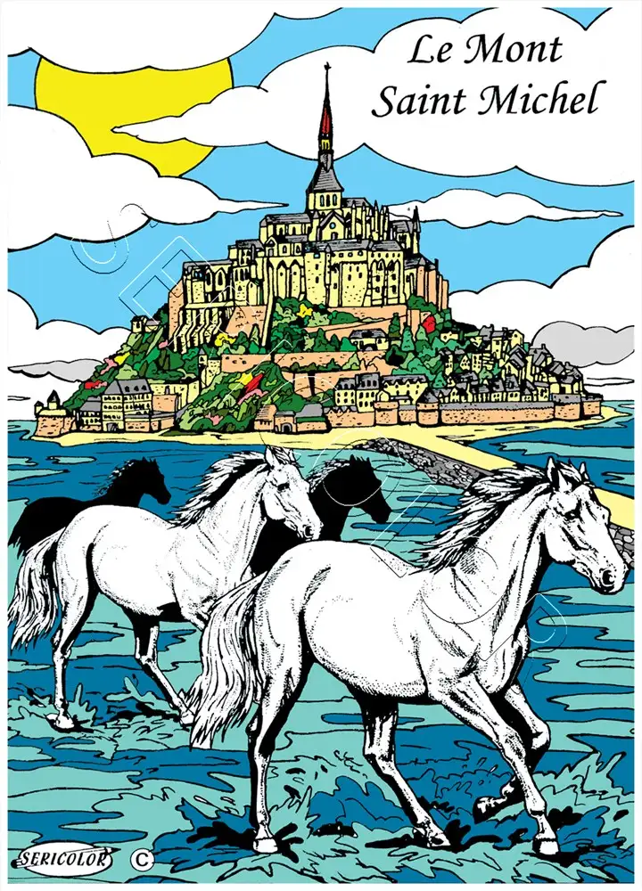 MONT SAINT MICHEL CHEVAUX – Image 2