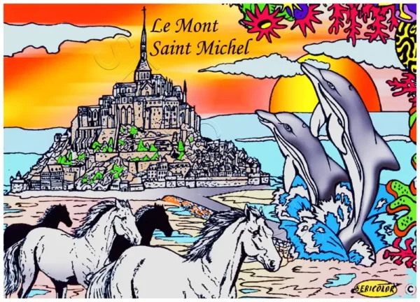 MONT SAINT MICHEL DAUPHINS