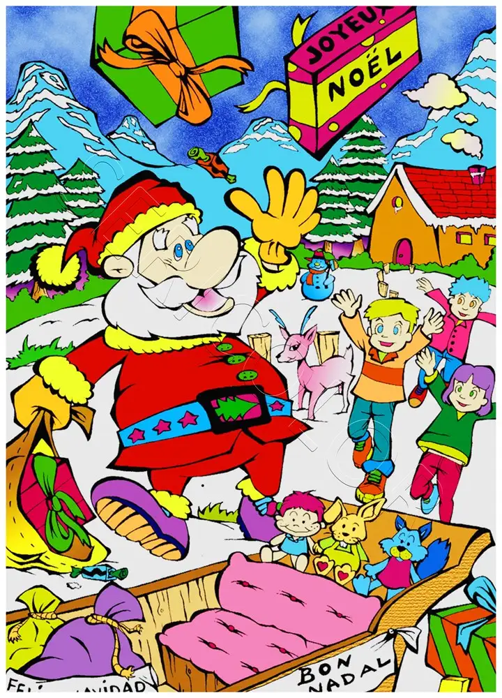 PÈRE NOEL ET SON TRAINEAU – Image 2