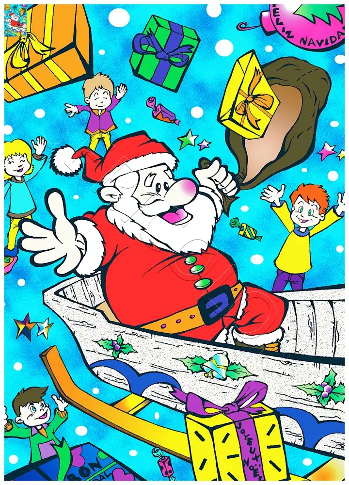 PÈRE NOEL ET SON TRAINEAU – Image 2