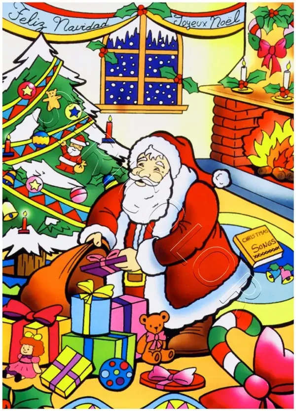 PÈRE NOEL ET LA CHEMINEE