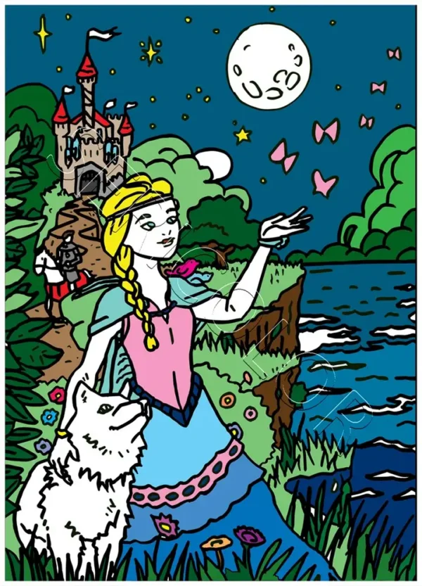 PRINCESSE ET SON CHIEN