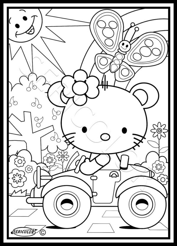 TABLEAU SERICOLOR - TIKKY VOITURE
