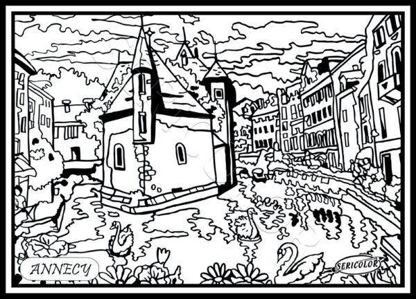 TABLEAU SERICOLOR - ANNECY