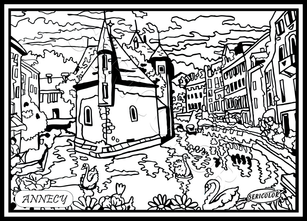 TABLEAU SERICOLOR - ANNECY – Image 1